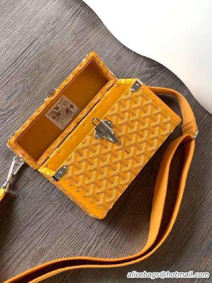 Well Crafted Goyard Cassette Trunk Bag GY8821 Yellow