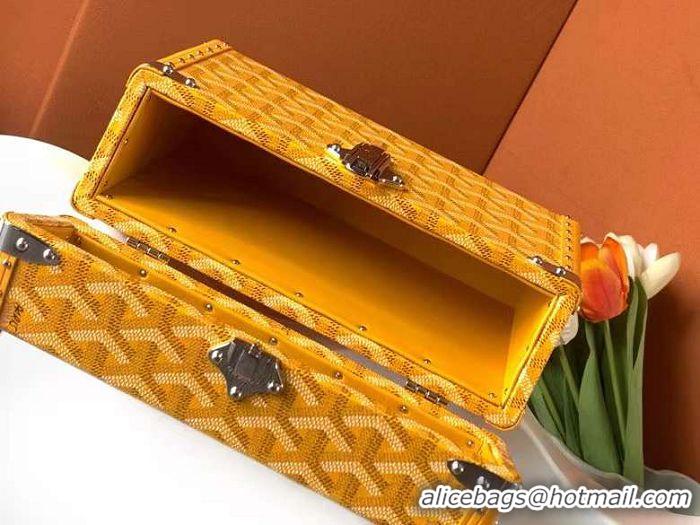 Well Crafted Goyard Cassette Trunk Bag GY8821 Yellow