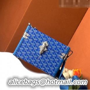 Popular Style Goyard Cassette Trunk Bag GY8821 Light Blue 