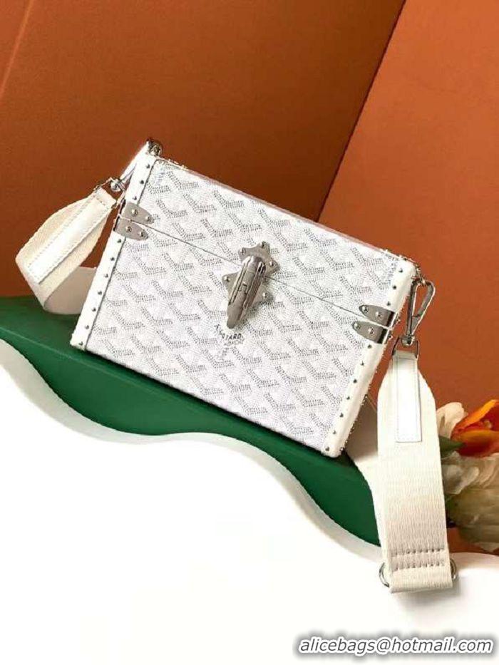 Well Crafted Goyard Cassette Trunk Bag GY8821 White