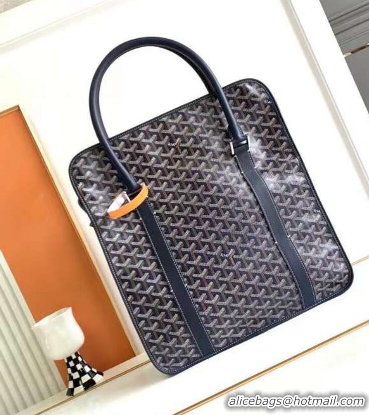 Best Product Goyard Bourgogne Tote Bag GY8825 Navy Blue