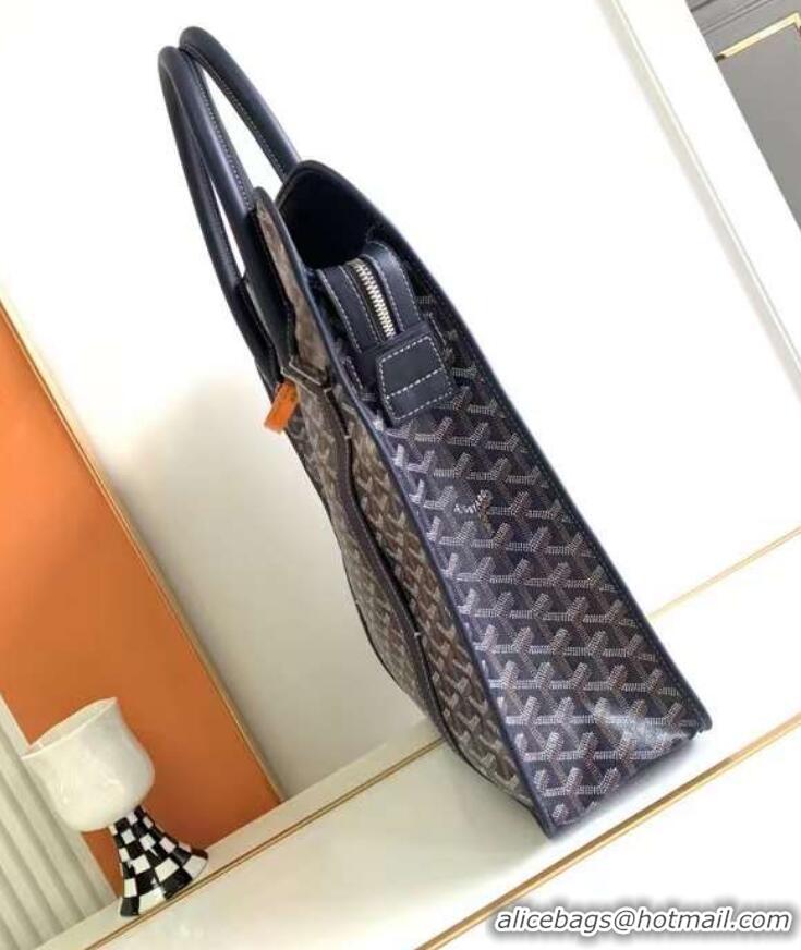 Best Product Goyard Bourgogne Tote Bag GY8825 Navy Blue