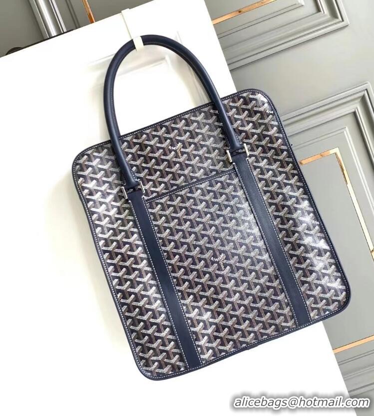 Best Product Goyard Bourgogne Tote Bag GY8825 Navy Blue