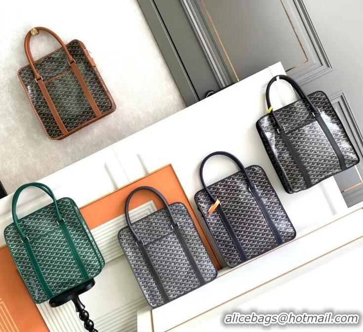 Best Product Goyard Bourgogne Tote Bag GY8825 Navy Blue