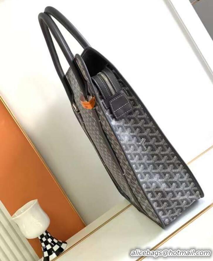 Top Quality Goyard Bourgogne Tote Bag GY8825 Dark Grey