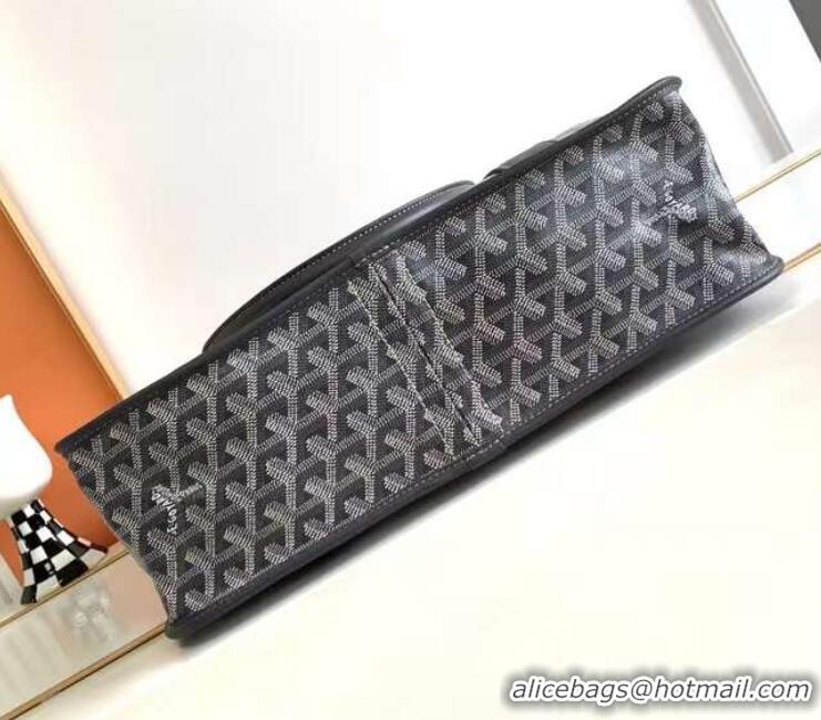 Top Quality Goyard Bourgogne Tote Bag GY8825 Dark Grey