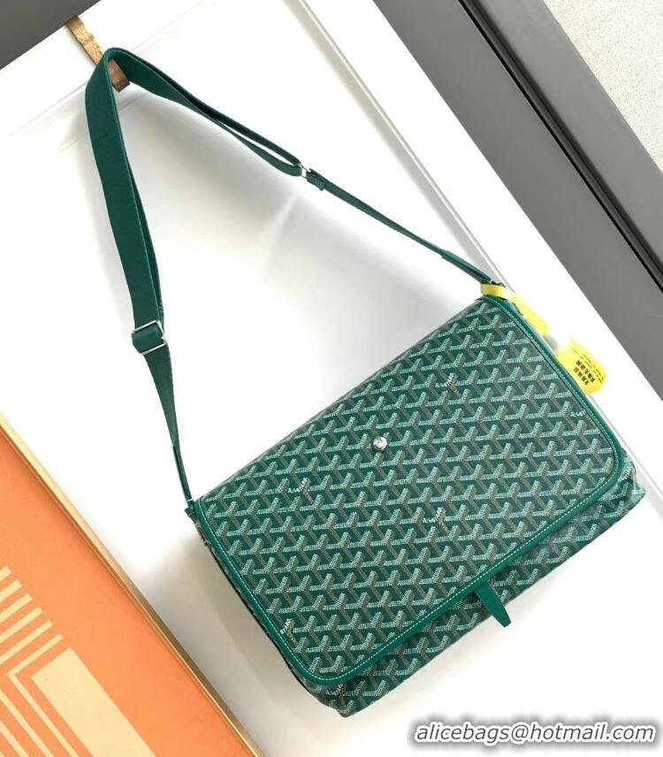 Buy Inexpensive GOYARD CAPETIEN Messenger Bag 8130 Green