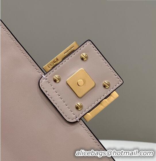 Good Product Fendi Baguette Medium Nappa Leather Bag 0135AM Nude 2023