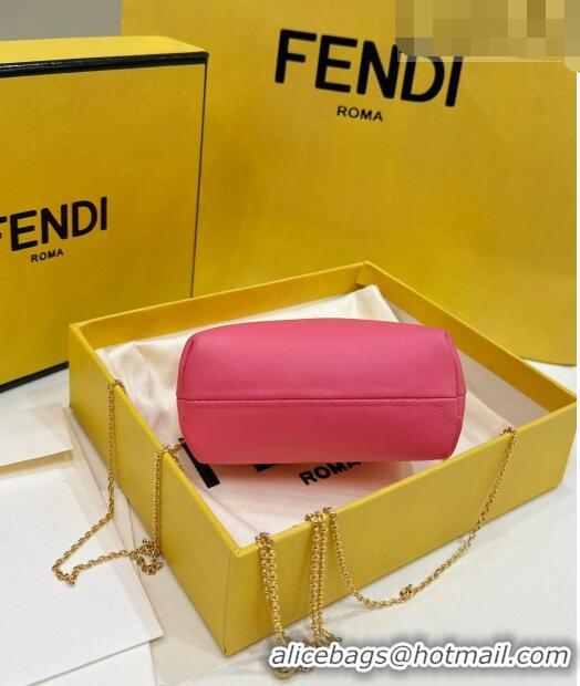 Buy Discount Fendi First Nano Bag Charm in Nappa Leather Watermelon 80018S Pink 2023