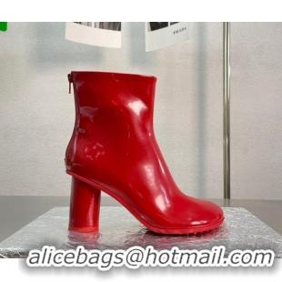 Grade Bottega Veneta Atomic Leaher Ankle Boot 7.5cm Red 0724061