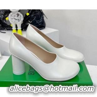 Purchase Bottega Veneta Atomic Leaher Pumps 9cm White 804107