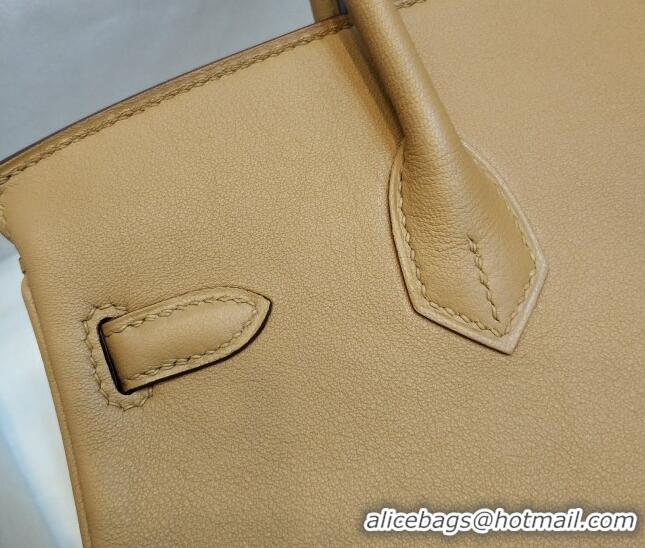 Buy Inexpensive Hermes Birkin 25cm Bag in Print Swift Leather HB25 Tan Brown