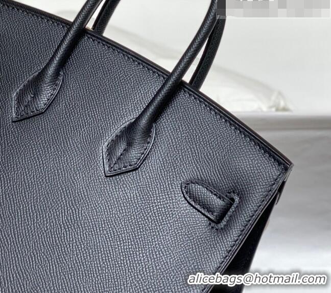 Top Quality Hermes Epsom Birkin 25 Bag HB25 Black/Gold