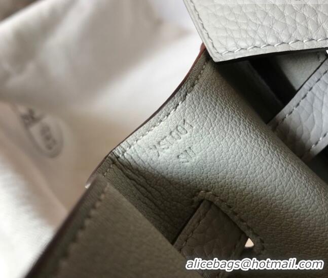 Discount Hermes Birkin 25cm/30cm Bag in Togo Calfskin HB25 Pearl Grey/Gold