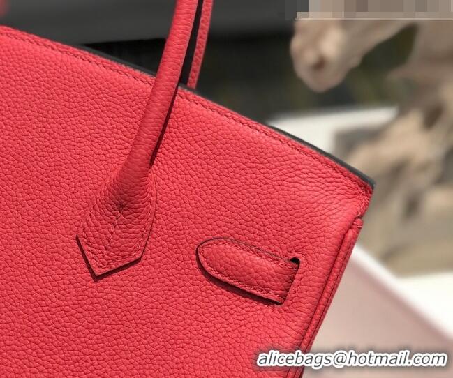 Trendy Design Hermes Birkin 30cm Bag in Togo Calfskin HB30 Rose Lipstick Pink/Gold