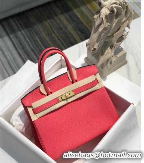 Trendy Design Hermes Birkin 30cm Bag in Togo Calfskin HB30 Rose Lipstick Pink/Gold