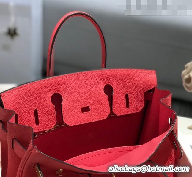 Trendy Design Hermes Birkin 30cm Bag in Togo Calfskin HB30 Rose Lipstick Pink/Gold