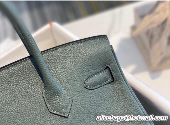 Trendy Design Hermes Birkin 30cm Bag in Togo Calfskin HB30 Almond Green/Gold