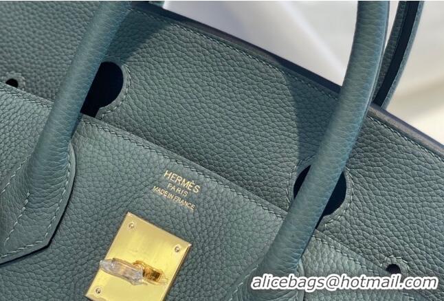 Trendy Design Hermes Birkin 30cm Bag in Togo Calfskin HB30 Almond Green/Gold