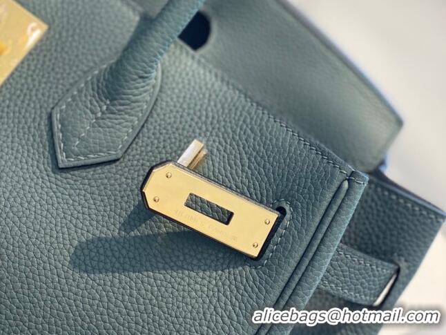 Trendy Design Hermes Birkin 30cm Bag in Togo Calfskin HB30 Almond Green/Gold