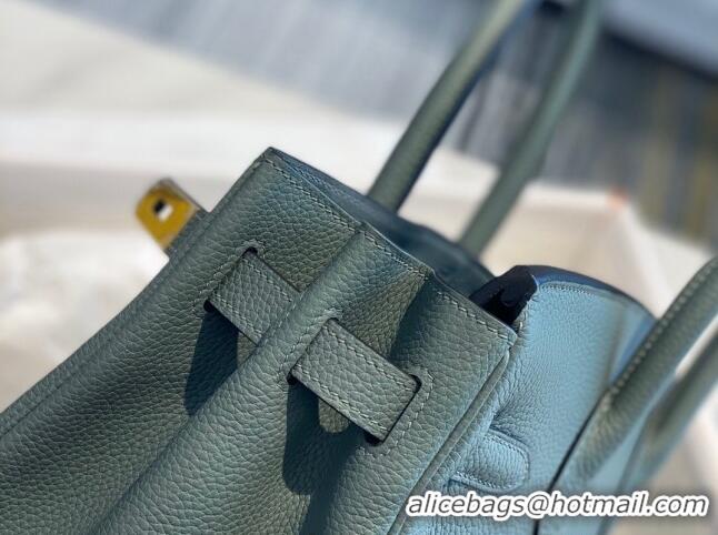 Trendy Design Hermes Birkin 30cm Bag in Togo Calfskin HB30 Almond Green/Gold