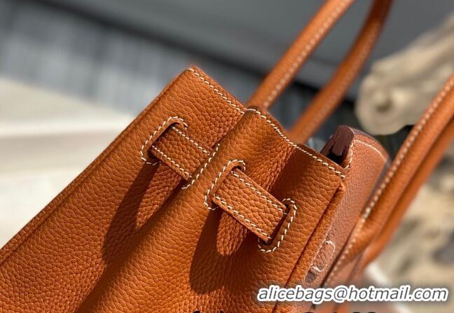 Super Quality Hermes Birkin 30cm Bag in Togo Calfskin HB30 Brown/Gold