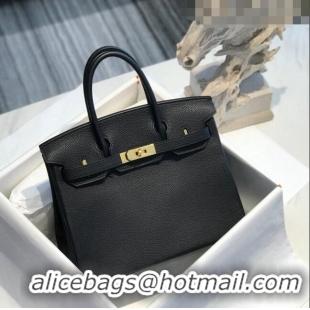 Buy Luxury Hermes Birkin 30cm Bag in Togo Calfskin HB30 Black/Gold