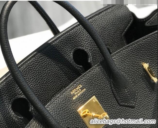 Buy Luxury Hermes Birkin 30cm Bag in Togo Calfskin HB30 Black/Gold