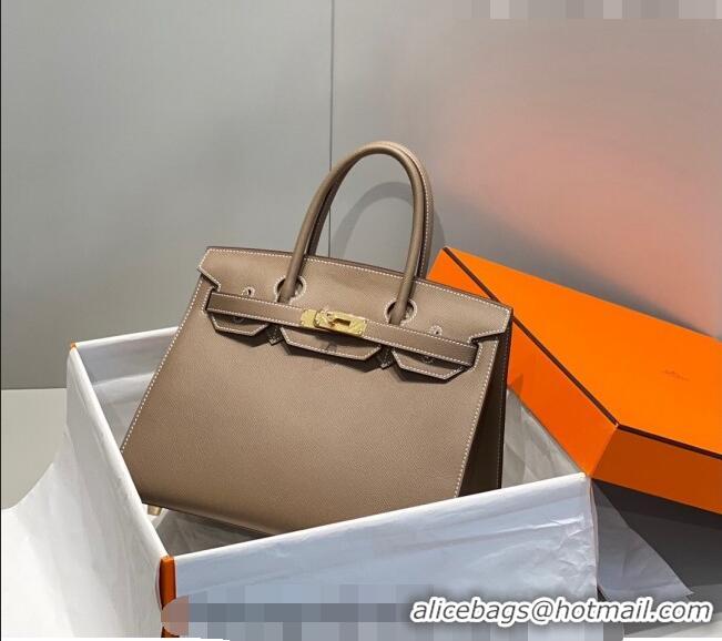 Low Cost Promotional Hermes Epsom Birkin 30cm Bag 0616 Elephant Grey