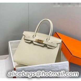 Buy Discount Hermes Epsom Birkin 30cm Bag 0616 Cream White