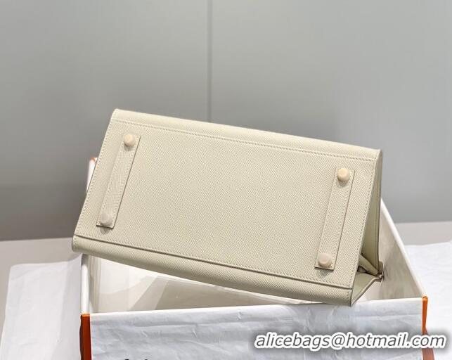 Buy Discount Hermes Epsom Birkin 30cm Bag 0616 Cream White