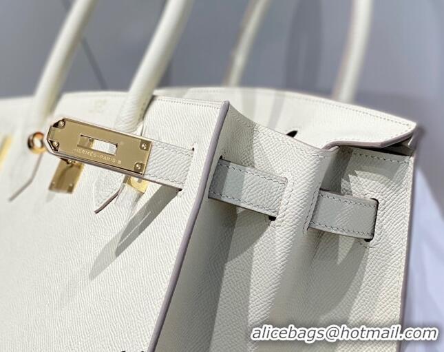 Buy Discount Hermes Epsom Birkin 30cm Bag 0616 Cream White