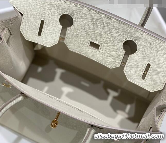 Buy Discount Hermes Epsom Birkin 30cm Bag 0616 Cream White