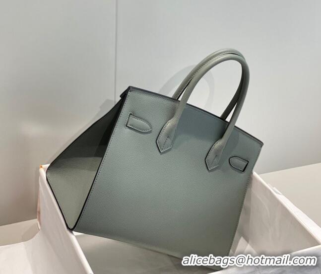 Unique Grade Hermes Epsom Birkin 30cm Bag 0616 Almond Green