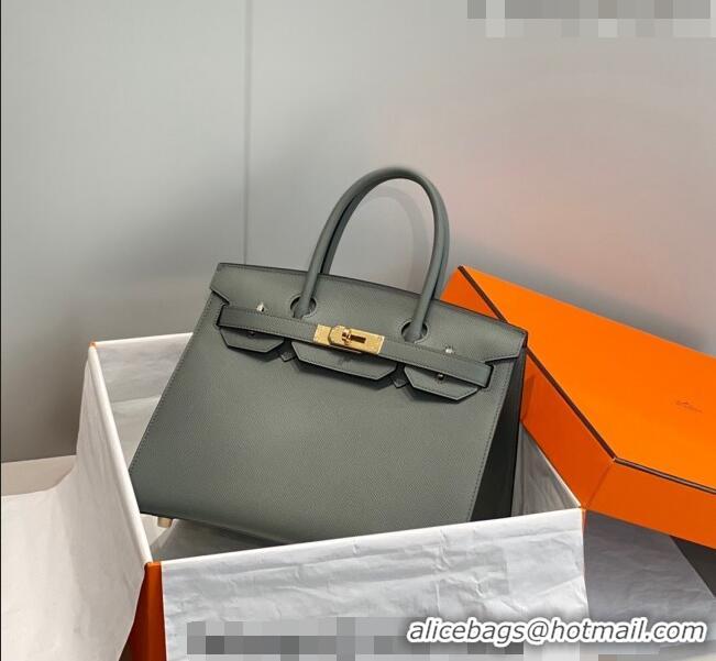 Unique Grade Hermes Epsom Birkin 30cm Bag 0616 Almond Green