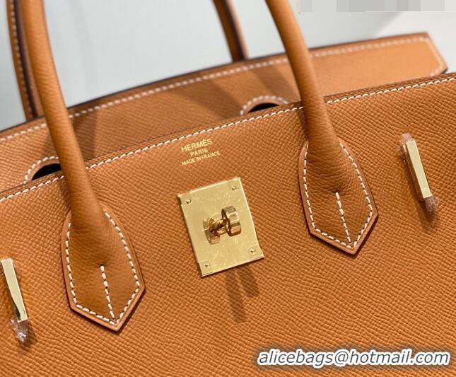 Inexpensive Hermes Epsom Birkin 30cm Bag 0616 Golden Brown 2023