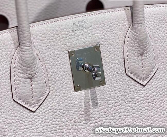 Well Crafted Hermes Birkin 30cm Bag in Togo Calfskin HB30 Dreamy Purple/Silver 2023