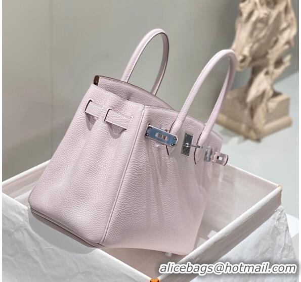 Well Crafted Hermes Birkin 30cm Bag in Togo Calfskin HB30 Dreamy Purple/Silver 2023