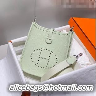 Top Quality Hermes Evelyne Mini Bag 18cm in Togo Calfskin HB18 Bubble Green 2023