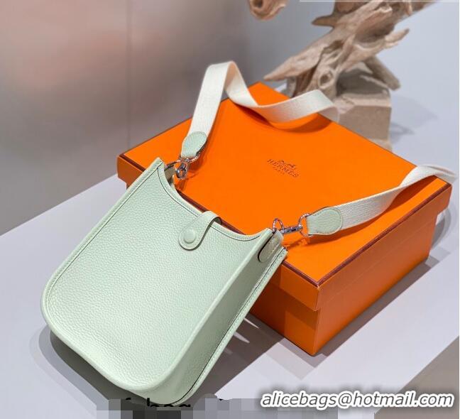 Top Quality Hermes Evelyne Mini Bag 18cm in Togo Calfskin HB18 Bubble Green 2023