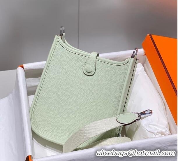 Top Quality Hermes Evelyne Mini Bag 18cm in Togo Calfskin HB18 Bubble Green 2023