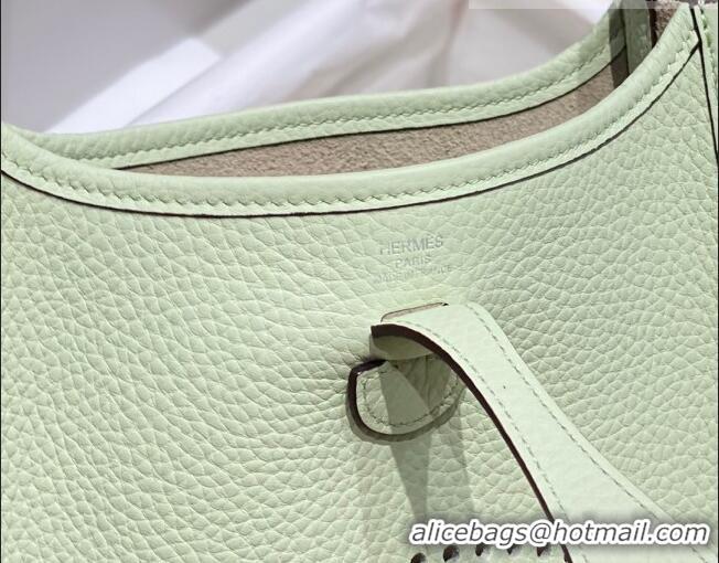 Top Quality Hermes Evelyne Mini Bag 18cm in Togo Calfskin HB18 Bubble Green 2023