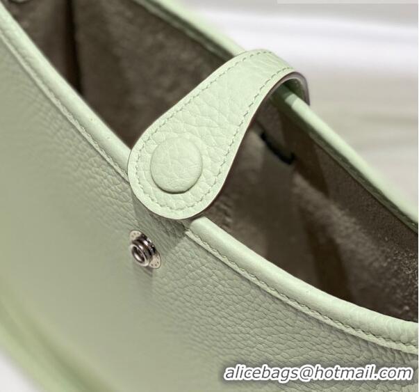 Top Quality Hermes Evelyne Mini Bag 18cm in Togo Calfskin HB18 Bubble Green 2023