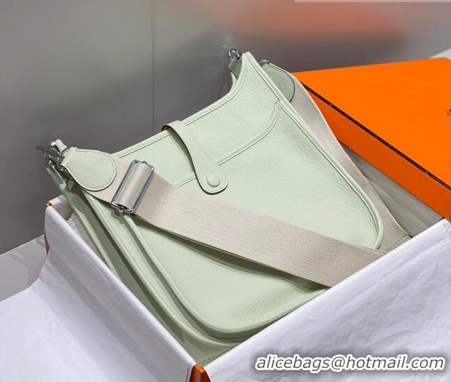 Buy Inexpensive Hermes Evelyne Bag 29cm in Togo Calfskin HB29 Bubble Green