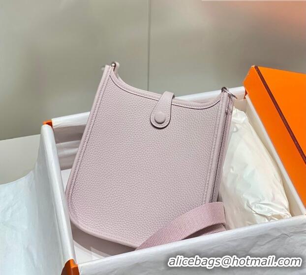 Grade Design Hermes Evelyne Mini Bag 18cm in Togo Calfskin HB18 Dreamy Purple 2023