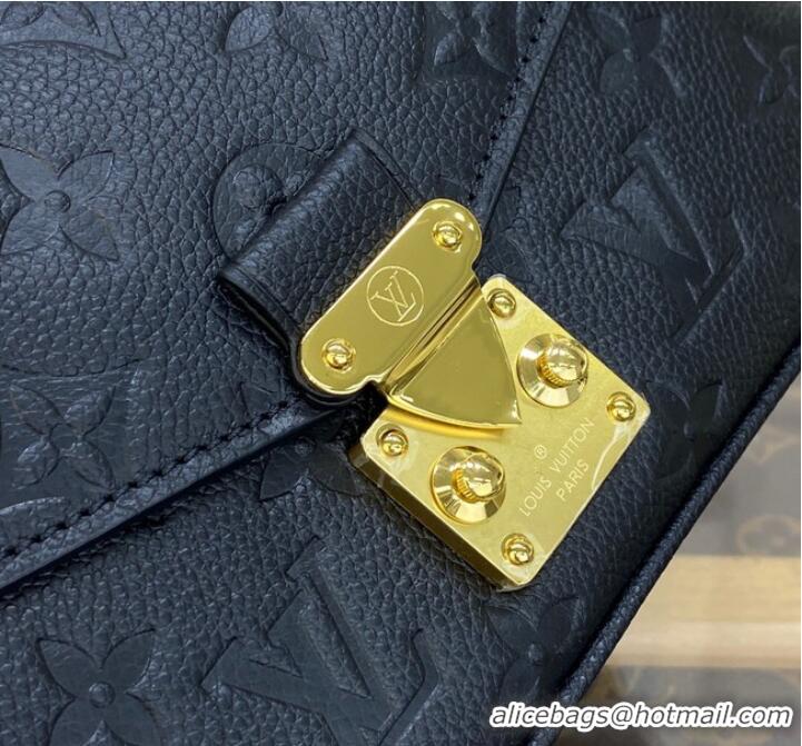 Low Cost Louis Vuitton Monogram Empreinte Pochette Metis East West M46596 Black