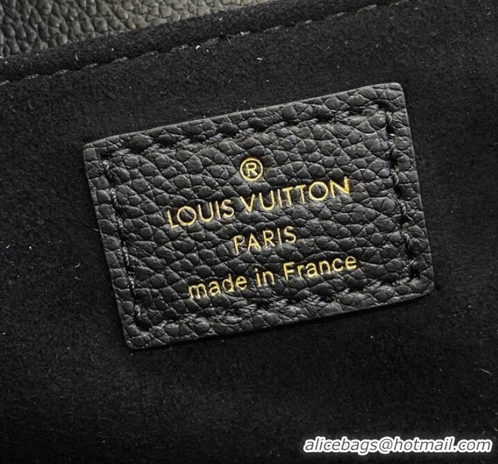 Low Cost Louis Vuitton Monogram Empreinte Pochette Metis East West M46596 Black