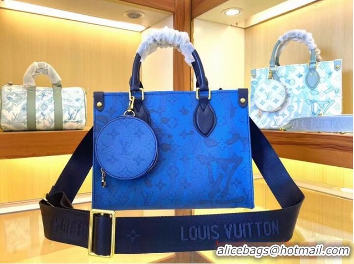 Reasonable Price Louis Vuitton ONTHEGO PM M59856 blue