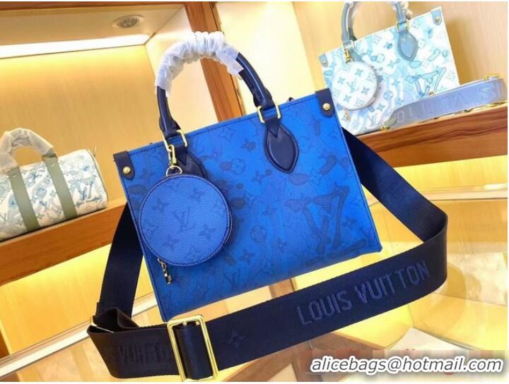 Reasonable Price Louis Vuitton ONTHEGO PM M59856 blue