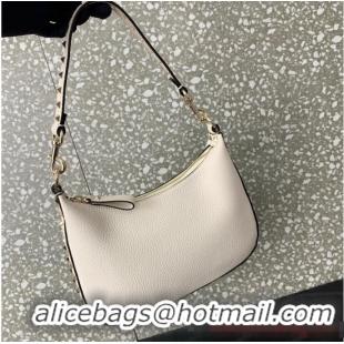 Super Quality VALENTINO grain calfskin leather bag 0313 White